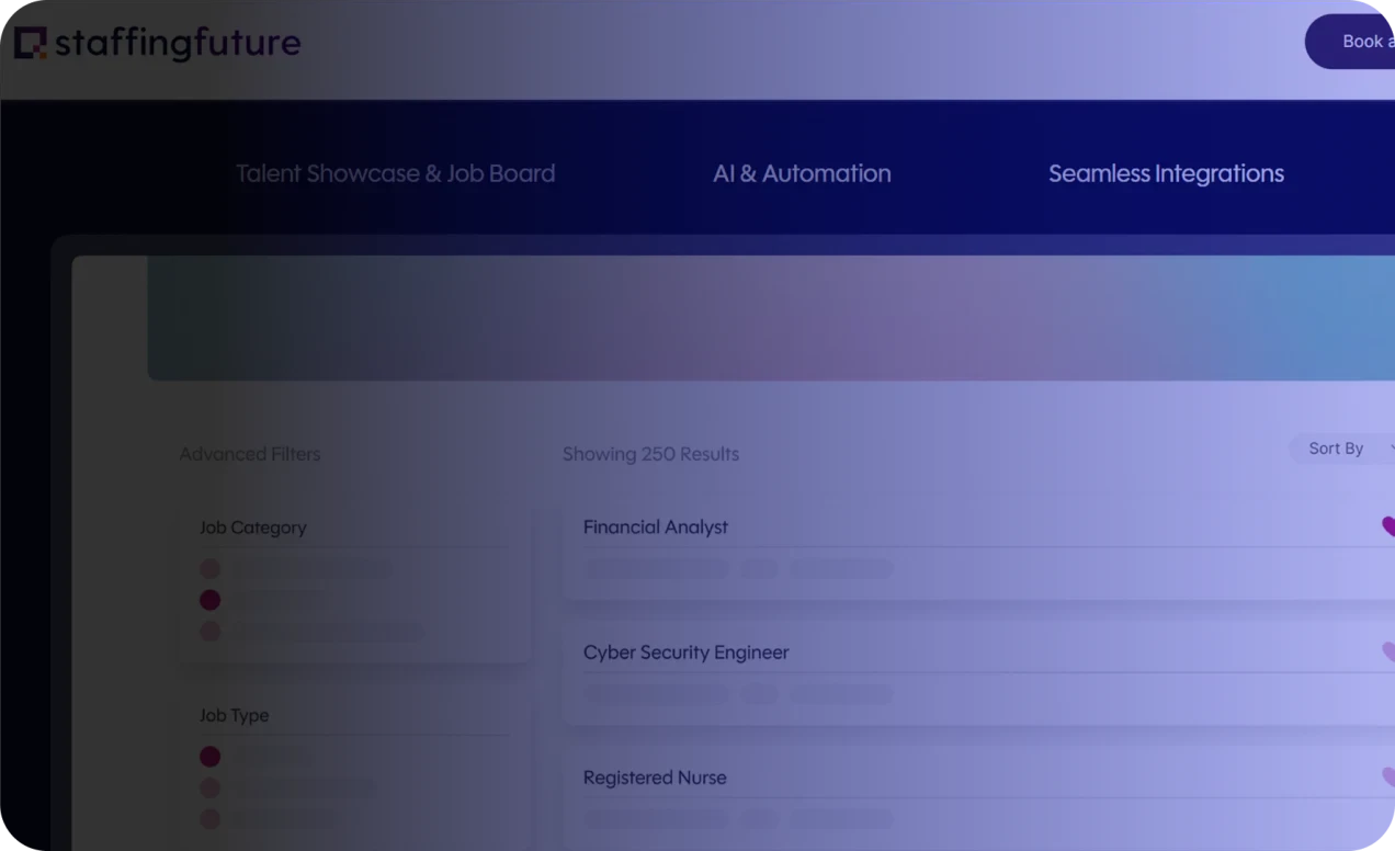Staffing Future platform screenshot