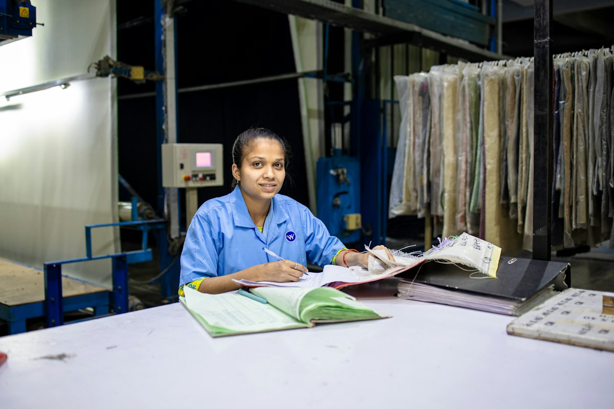 Compliance documentation and audit records for textile manufacturing