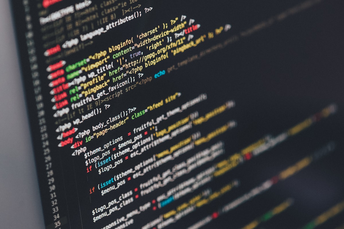 Developer building an automation workflow